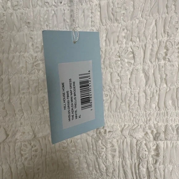 NEW NWT Hill House Azalea Mini Nap Dress White Eyelet XL - Picture 6 of 8
